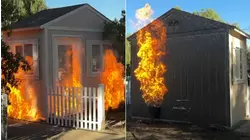 New Wildfire Guardian spray gives 90% fire protection for homes, can be 'game changer' for wildfires