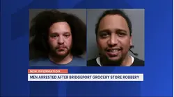 2 men arrested after knife-point supermarket robbery and chase from Bridgeport