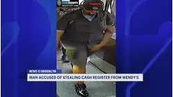 Man wanted for stealing cash register from Wendy's in Flatlands