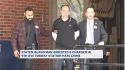 Man arrested after alleged hatecrime attack on D Train platform