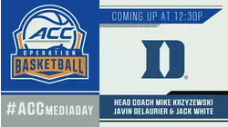 Duke Press Conference | 2018 ACC Operation Basketball