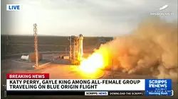 All-female Blue Origin crew successfully launches into space