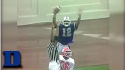 Must See Moment Flashback: Duke's Clarkston Hines Ties The Game With A Touchdown Grab