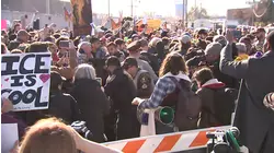 Several detained outside Broadview ICE detention center