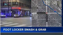 Burglars use SUV to smash into Logan Square Foot Locker store