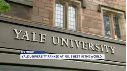 Yale University ranked No. 8 on U.S. News' list of best global universities