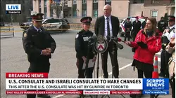 US consulate in Toronto hit by gunfire; no injuries reported and no suspects identified