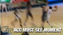 Georgia Tech's Jordan Usher Channels Dr. J With The Layup