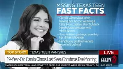 19-Year-Old Camila Olmos Last Seen Christmas Eve Morning