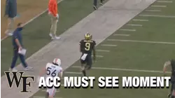 Wake Forest RB Kenneth Walker Zooms On 75-Yard Touchdown Run | ACC Must See Moment