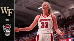 Wake Forest vs. NC State Women's Basketball Highlights (2021-22)