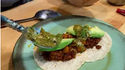 Potato-Chorizo Tacos