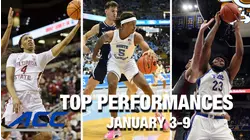 2021-22 ACC Basketball Top Performances (January 3rd-9th)