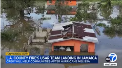 LA County Fire team heads to Jamaica to help with Hurricane Melissa recovery efforts