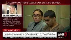 Sleeping Mother Stabbed Case: Derek Rosa Pleads Guilty to 2nd-Degree Murder