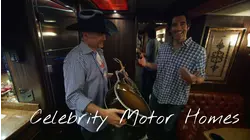 John Rich, Michael Andretti and Robert Downey Jr.
