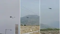 Autoridades iraníes difunden imágenes de helicópteros de EE.UU. bajo fuego durante rescate