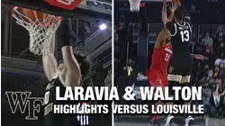 Dallas Walton and Jake LaRavia Control The Game For Wake Forest