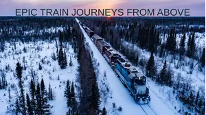 Epic Train Journeys from Above