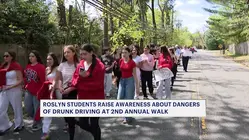 Roslyn students hold 2nd annual Drunk Driving Community Awareness Walk