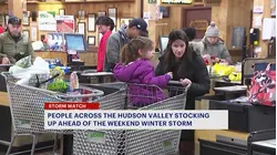 Shoppers pack Hudson Valley grocery stores ahead of major weekend winter storm