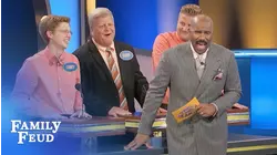 THIS GRANDMA is knitting, baking cookies and MAKING IT RAIN | Family Feud