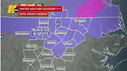 Overnight weather forecast