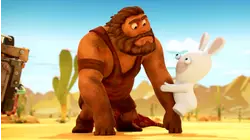 A Cro-Magnon among the Rabbids