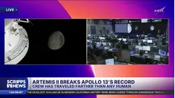 Artemis II crew breaks Apollo 13's distance record