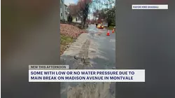 Water main break leaves Montvale residents without service