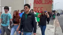 Durham students stage walkout protesting Border Patrol