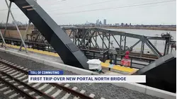 News 12 rides first train over new Portal Bridge as cutover project concludes