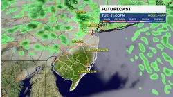 Mild temps and rain showers finish the week