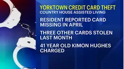 Yorktown assisted living employee charged with stealing residents' credit cards