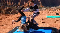Extreme Desert Yoga