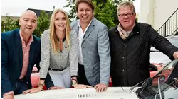 Jodie Kidd and James Martin