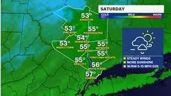 Windy weather sticks around into Saturday across the Hudson Valley