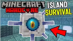 Elder Guardians Battle and Conduit Power! (Minecraft Island Survival) Part 17