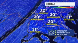 BITTER BLAST: Morning snow chance in The Bronx; frigid temps move in