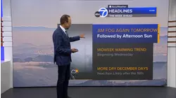 AccuWeather Forecast: Fog for parts of North, East Bay tonight