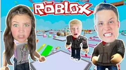 Roblox Obstacle Course: Kjar Crew play Roblox Obby with Bryton Myler from The NINJA KIDZ!