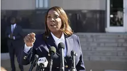 Letitia James speaks after pleading not guilty in fraud case