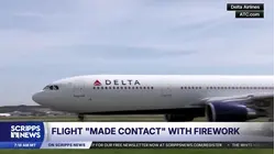 Delta flight 'felt a big bang' after apparently being hit by firework in Chicago