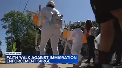 Prayer held at naval station ahead of planned immigration crackdown