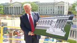 Trump calls construction of new White House ballroom 'a gift'