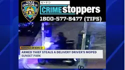 Man on the run after moped robbery in Sunset Park