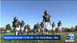 Antelope Valley youth football team gets donation to travel to championship tournament