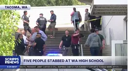 Washington high school stabbing leaves 4 students, guard injured