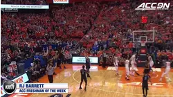 Luke Maye, RJ Barrett | ACC Players of the Week