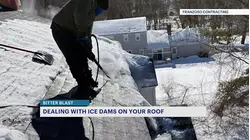 Experts advise homeowners to be aware of ice dams during frigid temps